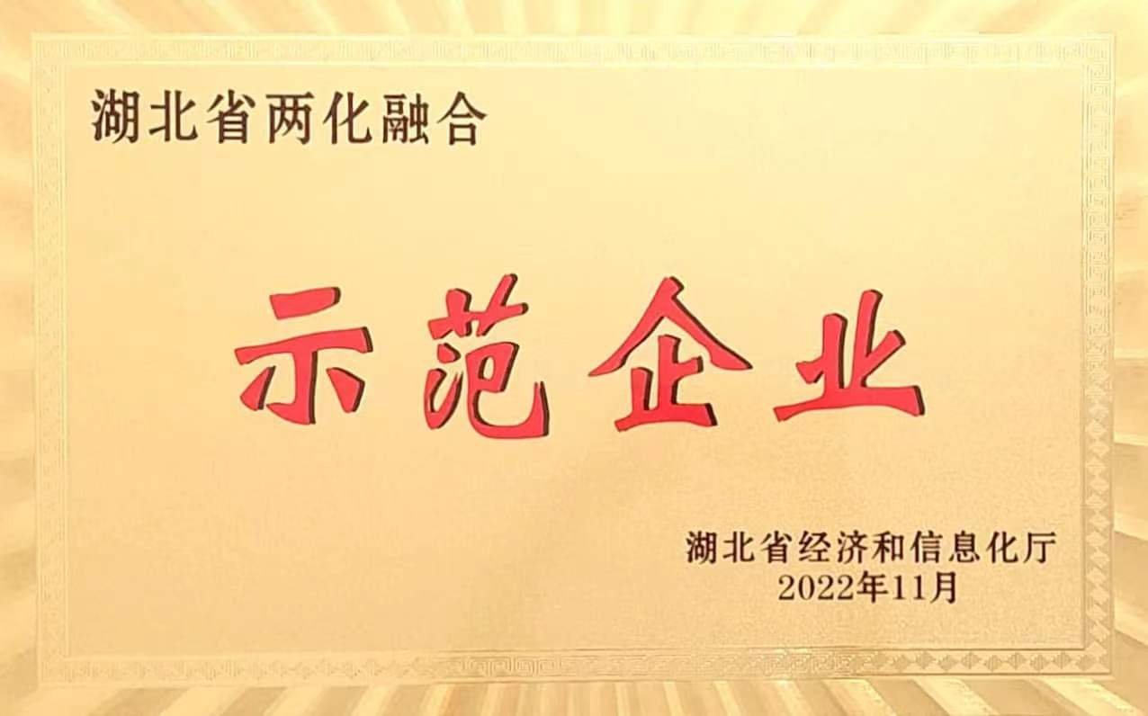 湖北省两化融合示范企业