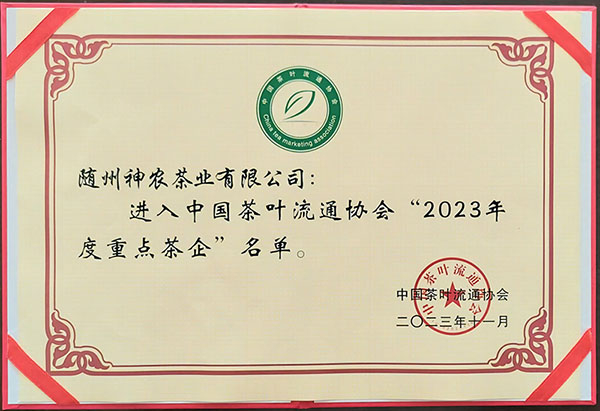 2023年度重点茶企